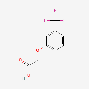 Chemical structure of 2-Methoxy-4-(trifluoromethyl)benzoic acid