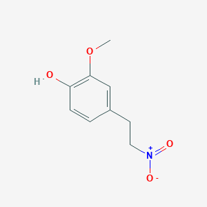 Chemical structure of 2-Methoxy-4-(2-nitroethyl)phenol