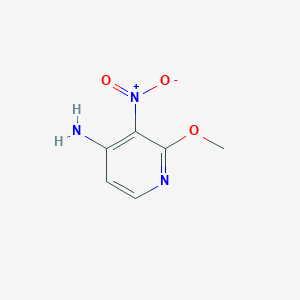 Chemical structure of 2-methoxy-3-nitropyridin-4-amine