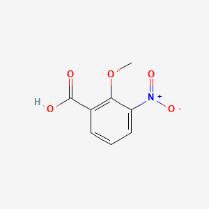 Chemical structure of 2-Methoxy-3-nitrobenzoic acid