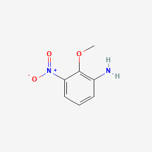 Chemical structure of 2-Methoxy-3-nitroaniline