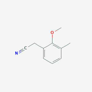 Chemical structure of 2-Methoxy-3-methylphenylacetonitrile