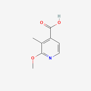 Chemical structure of 2-Methoxy-3-methylisonicotinic acid