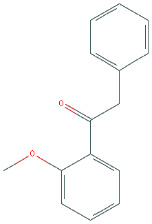 Chemical structure of 2'-Methoxy-2-phenylacetophenone