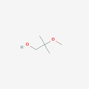Chemical structure of 2-methoxy-2-methylpropan-1-ol