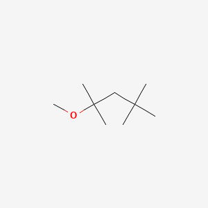 Chemical structure of 2-methoxy-2,4,4-trimethylpentane