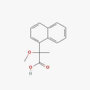 Chemical structure of 2-Methoxy-2-(1-naphthyl)propionic Acid