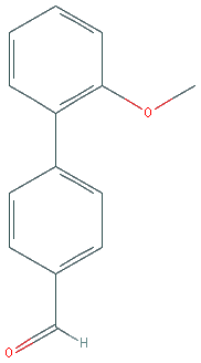 Chemical structure of 2'-Methoxy-[1,1'-biphenyl]-4-carbaldehyde