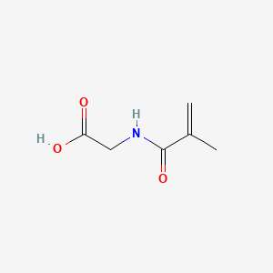 Chemical structure of N-Methacryloyl glycine