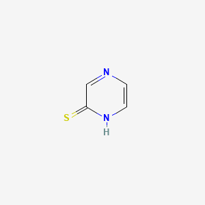 Chemical structure of 2-Mercaptopyrazine