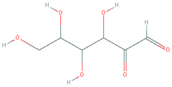 Chemical structure of Galactosone