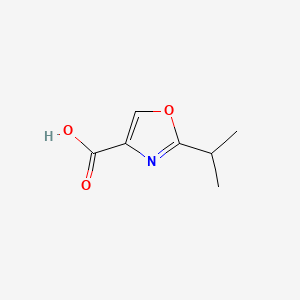 Chemical structure of 2-Isopropyloxazole-4-carboxylic acid