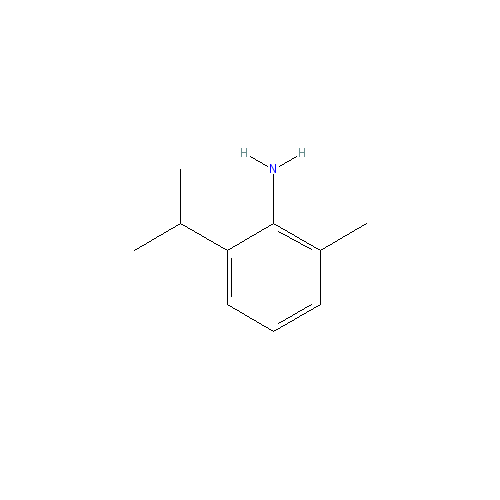 Chemical structure of 6-Isopropyl-o-toluidine