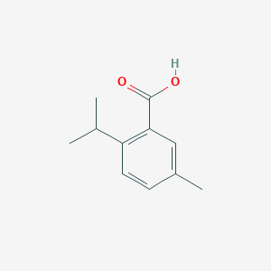 Chemical structure of 2-Isopropyl-5-methylbenzoic acid