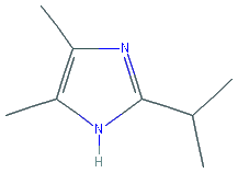 Chemical structure of 2-Isopropyl-4,5-Dimethyl-1H-Imidazole