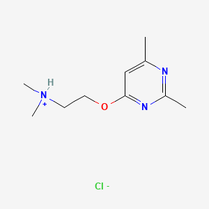 Chemical structure of 2-Isopropyl-1,3,8-triazaspiro[4.5]dec-1-en-4-one hydrochloride