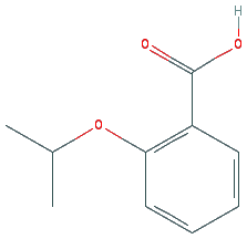 Chemical structure of 2-Isopropoxybenzoic acid