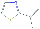 Chemical structure of 2-Isopropenylthiazole
