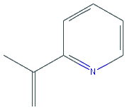 Chemical structure of 2-isopropenylpyridine