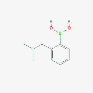 Chemical structure of 2-ISOBUTYLPHENYLBORONIC ACID