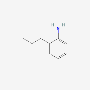 Chemical structure of 2-Isobutylaniline
