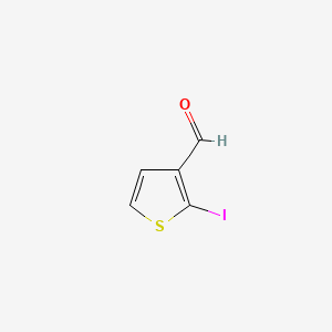 Chemical structure of 2-Iodothiophene-3-carbaldehyde