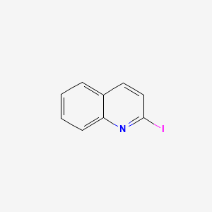 Chemical structure of 2-Iodoquinoline