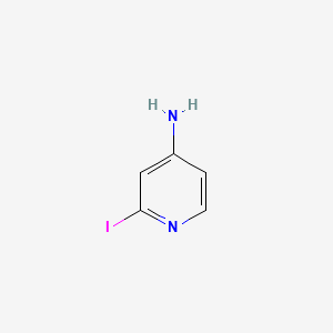 Chemical structure of 2-Iodopyridin-4-amine
