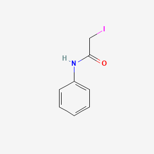 Chemical structure of 2-Iodo-N-phenylacetamide