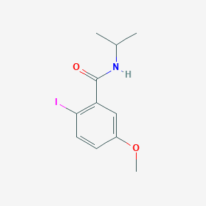 Chemical structure of 2-Iodo-N-isopropyl-5-methoxybenzamide