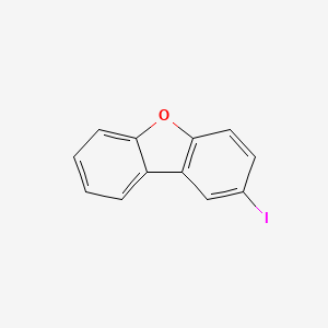Chemical structure of 2-Iododibenzofuran