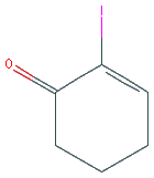 Chemical structure of 2-Iodocyclohex-2-en-1-one