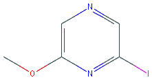Chemical structure of 2-Iodo-6-methoxypyrazine