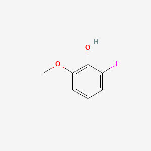 Chemical structure of 2-Iodo-6-methoxyphenol