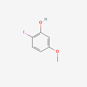 Chemical structure of 2-Iodo-5-methoxyphenol