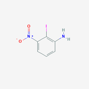 Chemical structure of 2-Iodo-3-nitroaniline