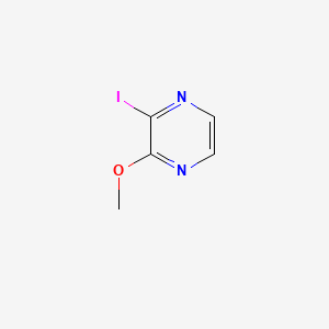 Chemical structure of 2-Iodo-3-methoxypyrazine
