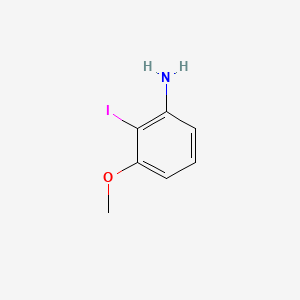 Chemical structure of 2-Iodo-3-methoxyaniline