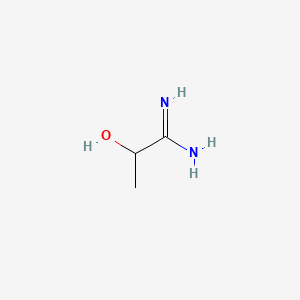 Chemical structure of 2-Hydroxypropanimidamide