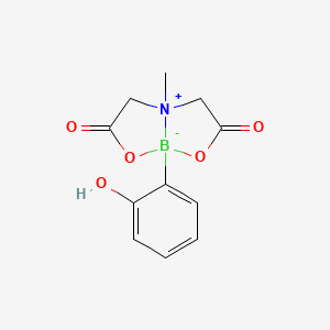 Chemical structure of 2-Hydroxyphenylboronic acid MIDA ester