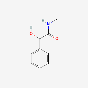 Chemical structure of 2-Hydroxy-N-methyl-2-phenylacetamide