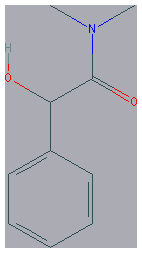 Chemical structure of 2-Hydroxy-N,N-dimethyl-2-phenylacetamide