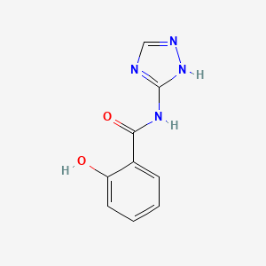 Chemical structure of Salicyloylaminotriazole