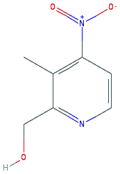 Chemical structure of (3-Methyl-4-nitro-2-pyridinyl)methanol