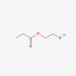 Chemical structure of 2-Hydroxyethylpropionate