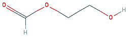 Chemical structure of Glycol monoformate