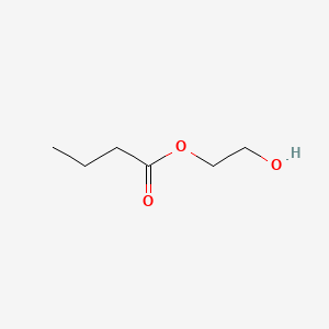 Chemical structure of 2-Hydroxyethyl butyrate