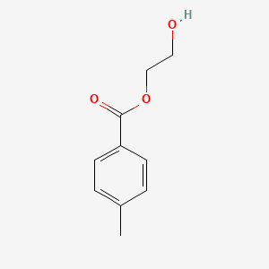 Chemical structure of 2-hydroxyethyl 4-methylbenzoate