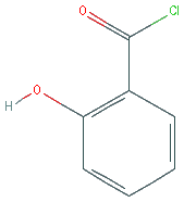 Chemical structure of 2-Hydroxybenzoyl Chloride