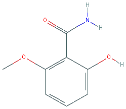Chemical structure of 2-Hydroxy-6-methoxybenzamide
